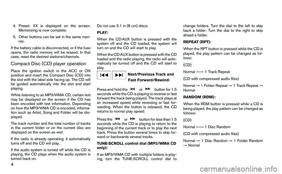 NISSAN ALTIMA 2012  Owners Manual 