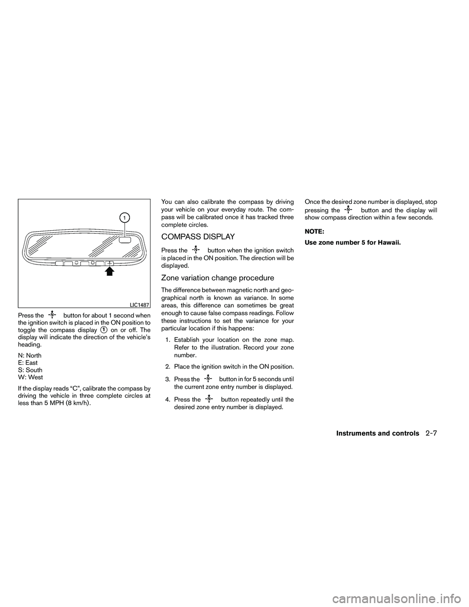NISSAN ALTIMA 2012 Manual Online Press the 