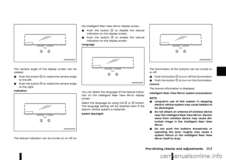 NISSAN ARIYA 2023  Owners Manual 7
B
  %  ,  #& "  !$ %   % / 
#"" !-
*. "  /""#
"# #""  "  %  , 
"# "   &"-
* . "  /""#
"# #""  "  %  , 
"# "  ,"-
	
	
7
