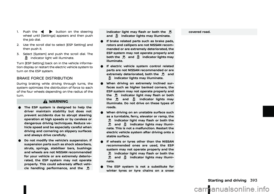 NISSAN ARIYA 2023  Owners Manual - . " /""# # "  "  ,
   " M4 "",N   ! "  
"  (#/ !-
- ?  "  %# ! "#   %" M4. 4 "",N ! "   "-
\f- 4  %" M4$" N !  "  %# !
