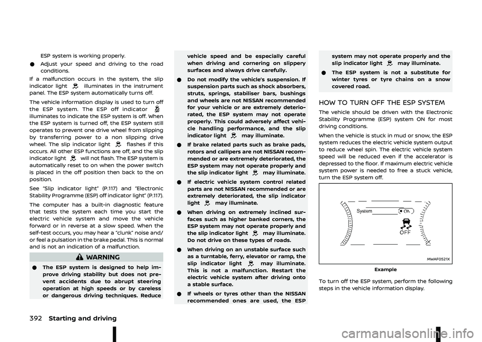 NISSAN ARIYA 2022  Owners Manual \f
%	 	 	
4. $"   #), # $-
* !(" $#   ! ! !, "# "  #!
%#!"#-
0&  &%"# #%%  "  $" 1 "  
!%"# ,"
"   "  "