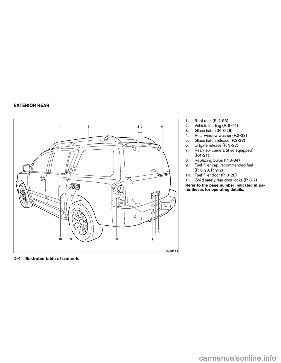 NISSAN ARMADA PLATINUM 2015 User Guide 