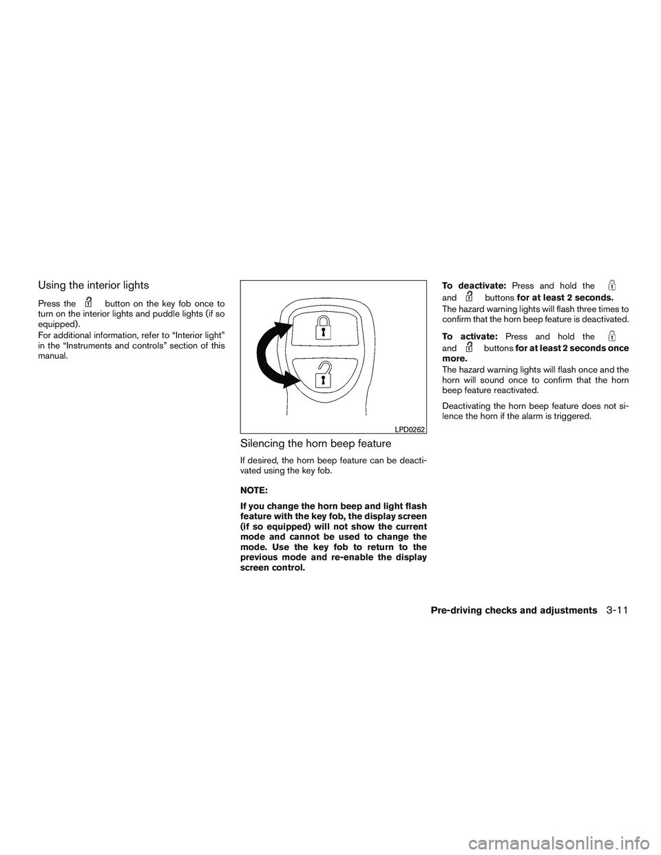 NISSAN ARMADA PLATINUM 2015  Owners Manual 