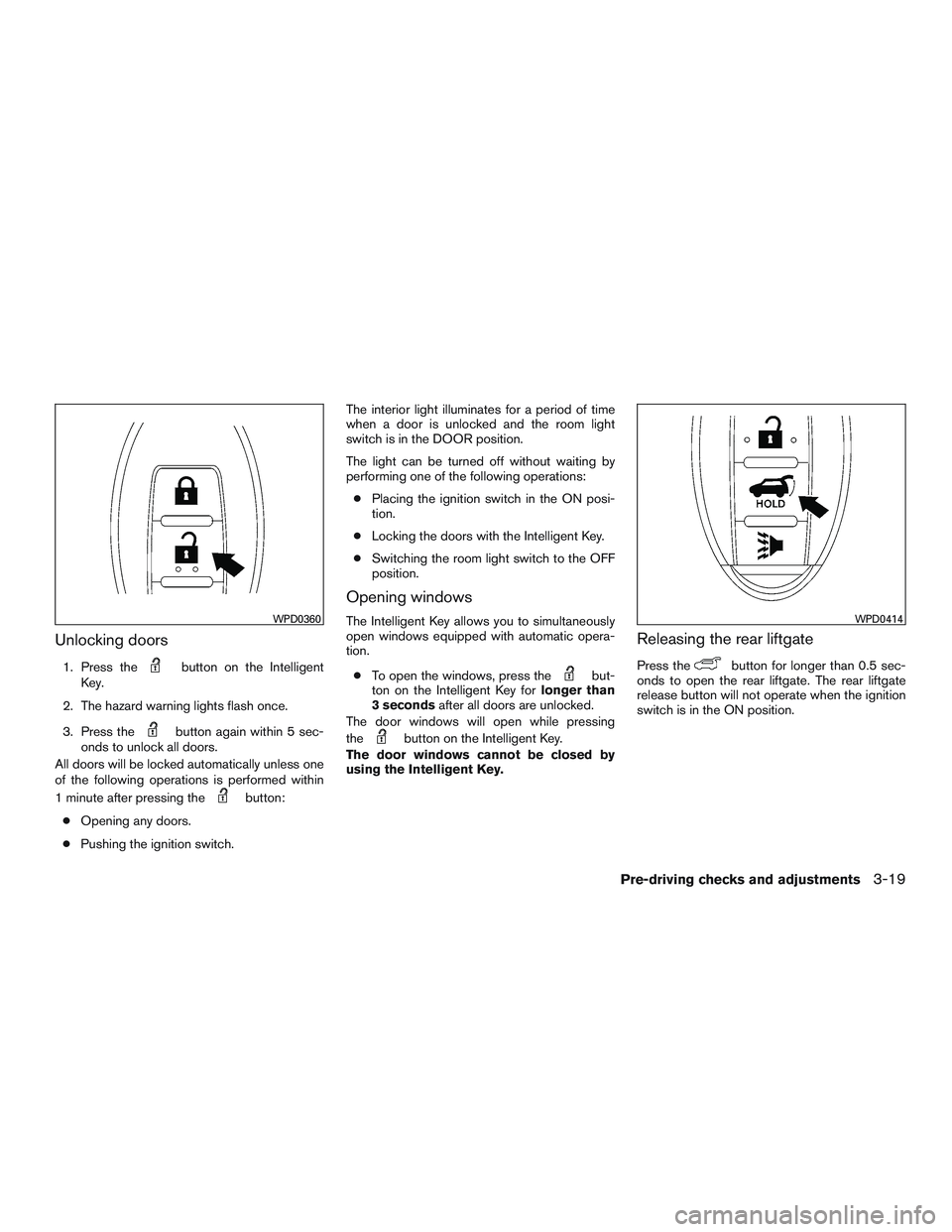 NISSAN ARMADA PLATINUM 2015  Owners Manual 