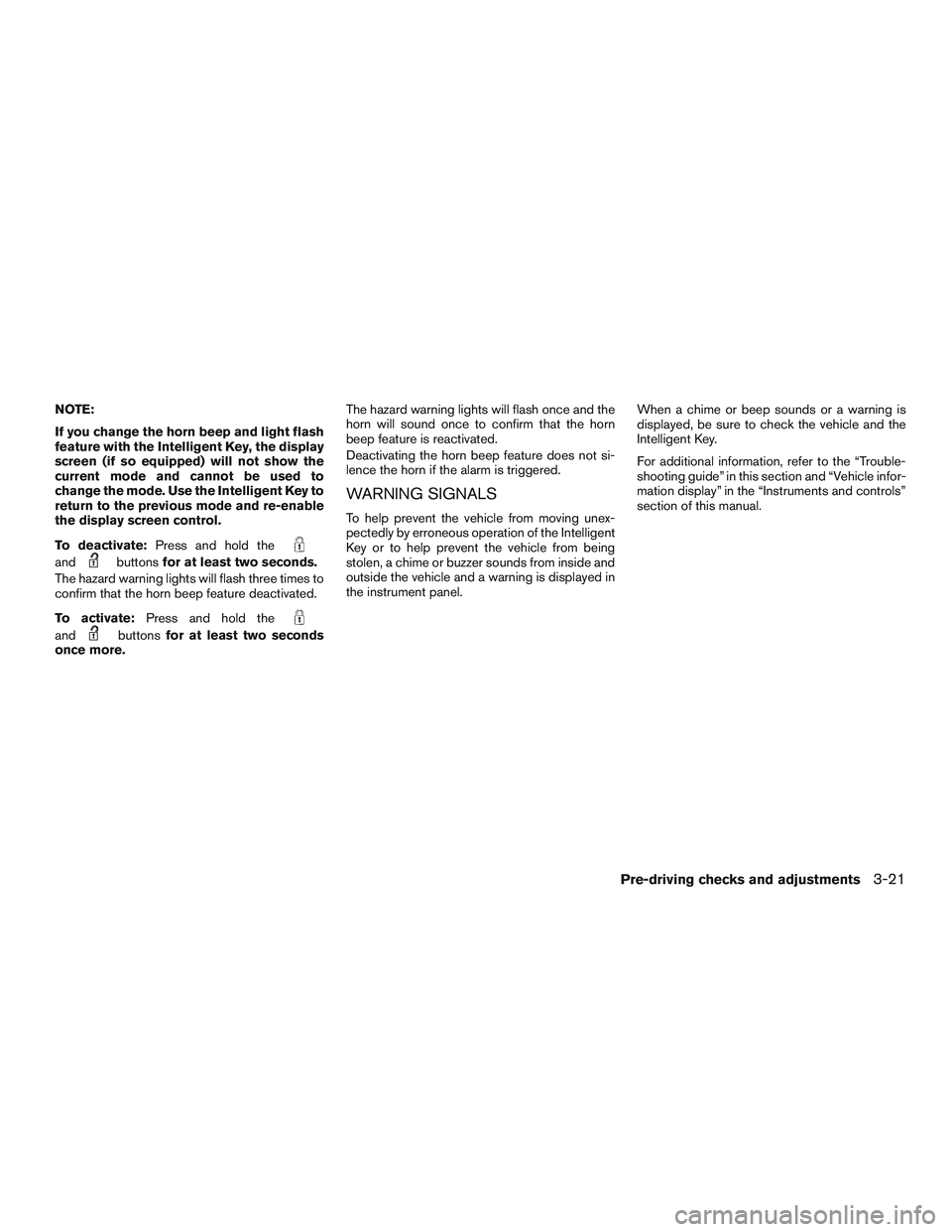 NISSAN ARMADA PLATINUM 2015  Owners Manual 