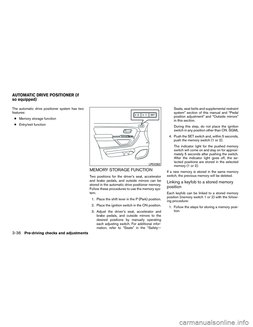 NISSAN ARMADA PLATINUM 2015  Owners Manual 