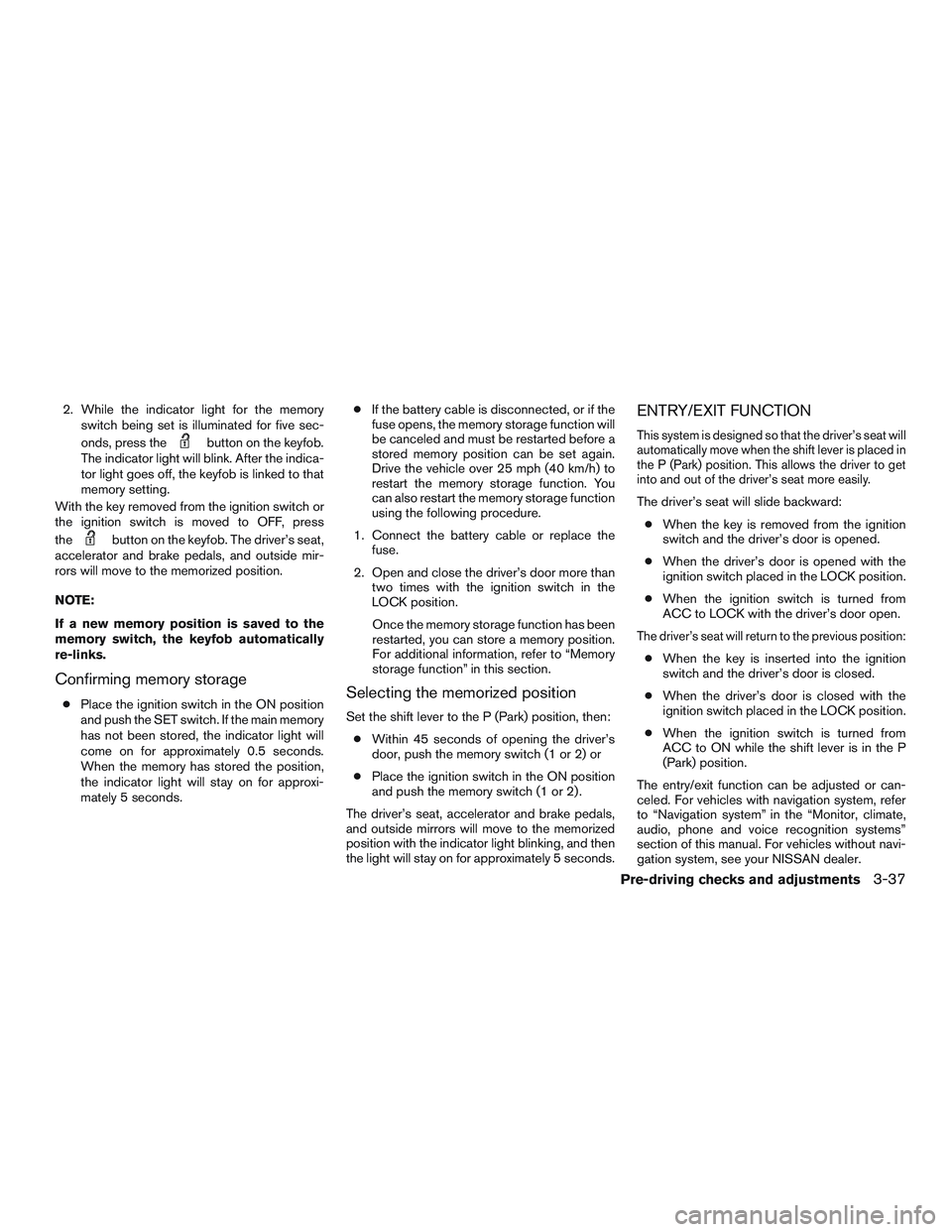 NISSAN ARMADA PLATINUM 2015  Owners Manual 
