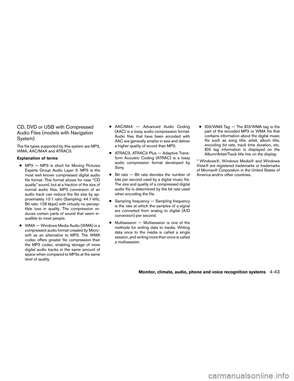 NISSAN ARMADA PLATINUM 2015  Owners Manual 