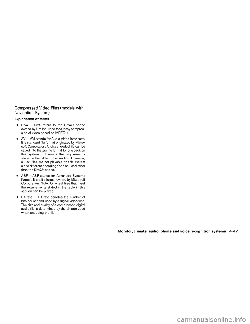 NISSAN ARMADA PLATINUM 2015  Owners Manual 