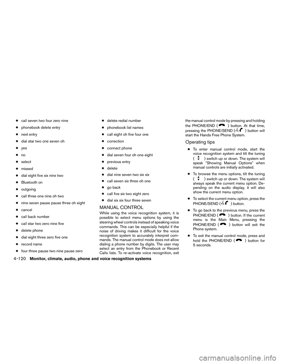 NISSAN ARMADA PLATINUM 2015  Owners Manual 