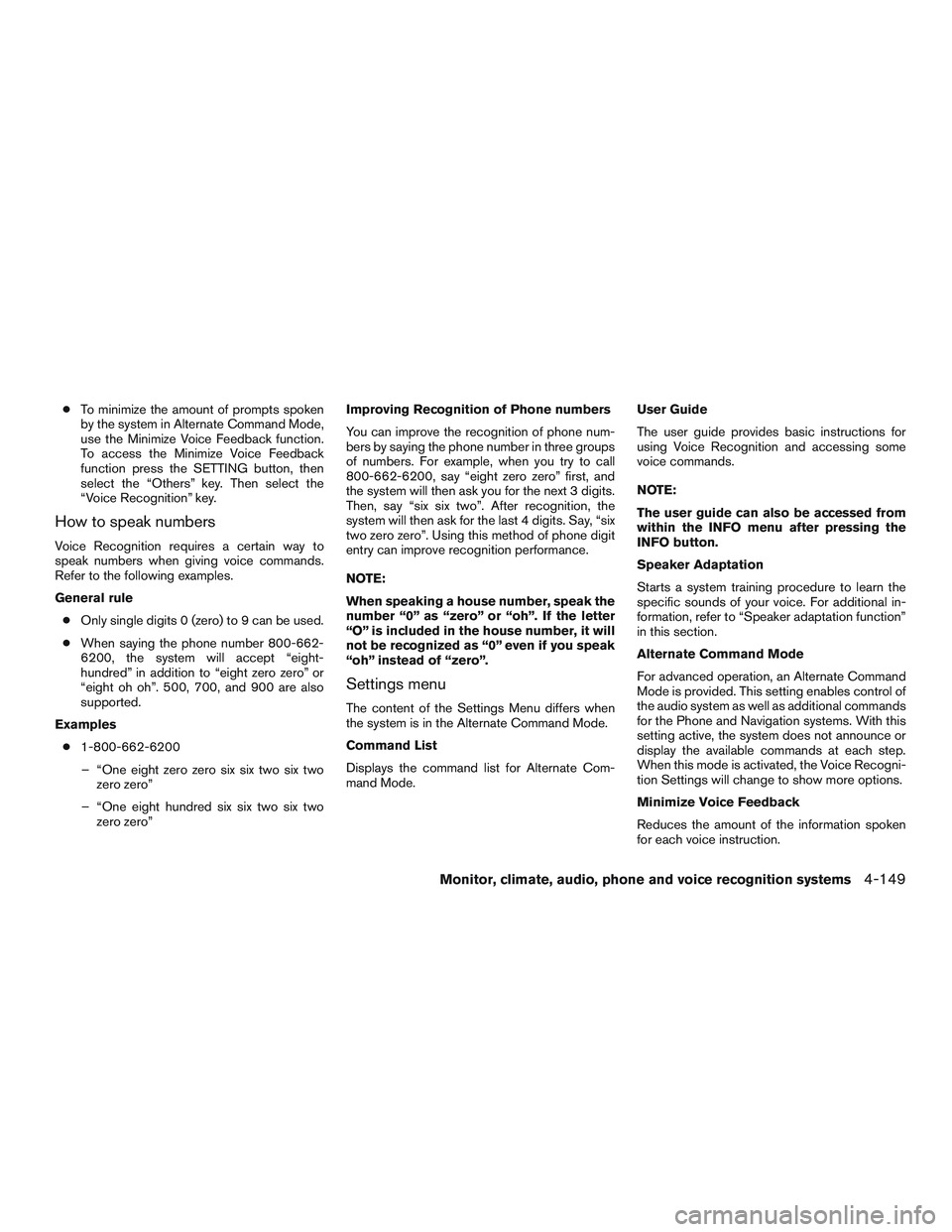 NISSAN ARMADA PLATINUM 2015  Owners Manual 