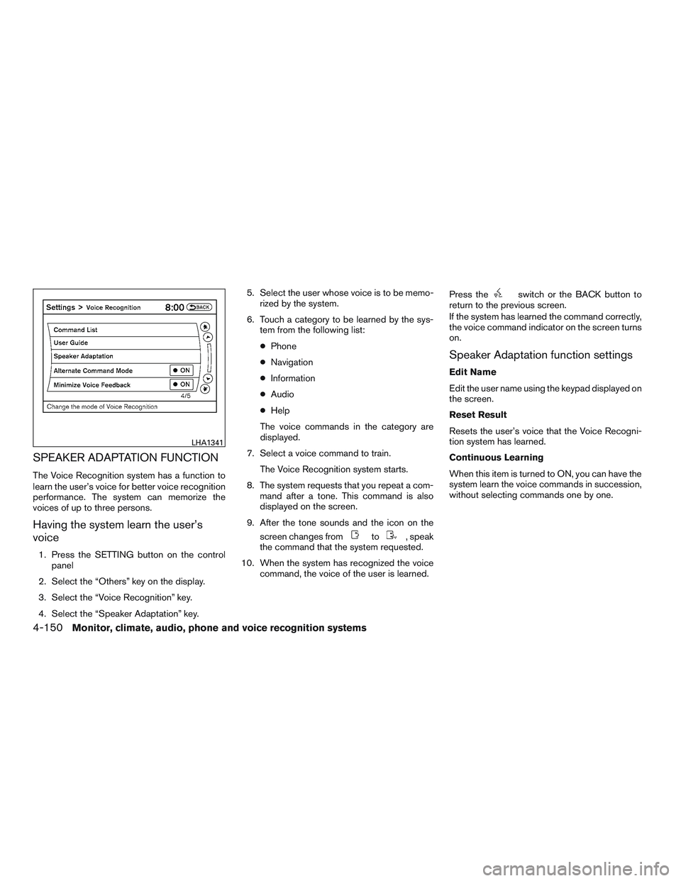 NISSAN ARMADA PLATINUM 2015  Owners Manual 