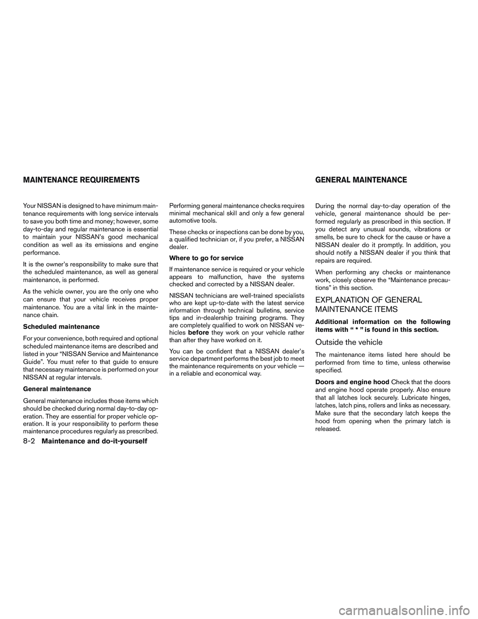NISSAN ARMADA PLATINUM 2015  Owners Manual 