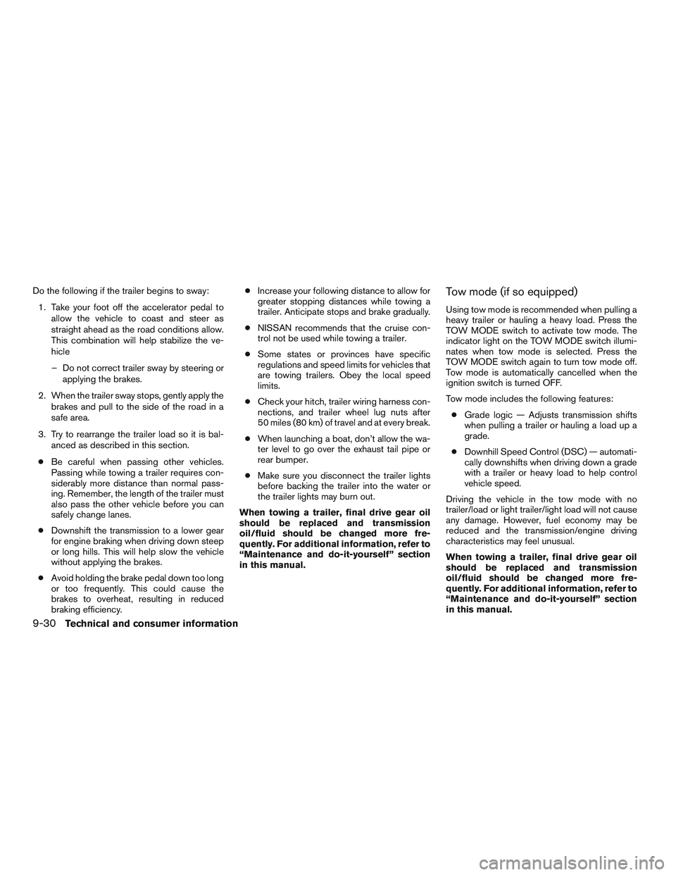 NISSAN ARMADA PLATINUM 2015  Owners Manual 