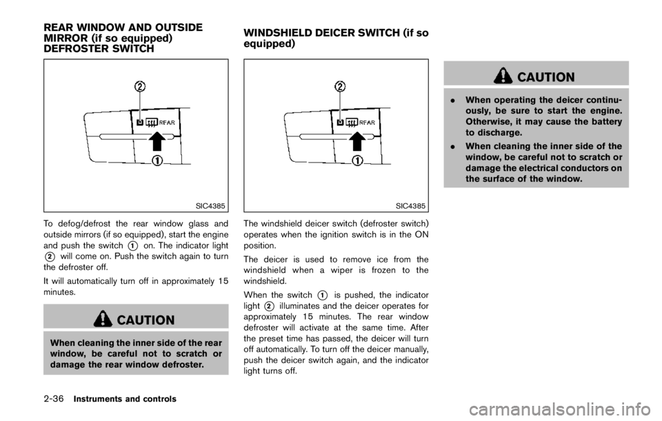 NISSAN ARMADA PLATINUM 2017 Owners Manual Wiper drip wipe system:
The wiper will also operate once about 3
seconds after the washer and wiper are
operated. This operation is to wipe washer fluid
that has dripped on the windshield. NISSAN ARMADA PLATINUM 2017 Owners Manual Wiper drip wipe system:
The wiper will also operate once about 3
seconds after the washer and wiper are
operated. This operation is to wipe washer fluid
that has dripped on the windshield.