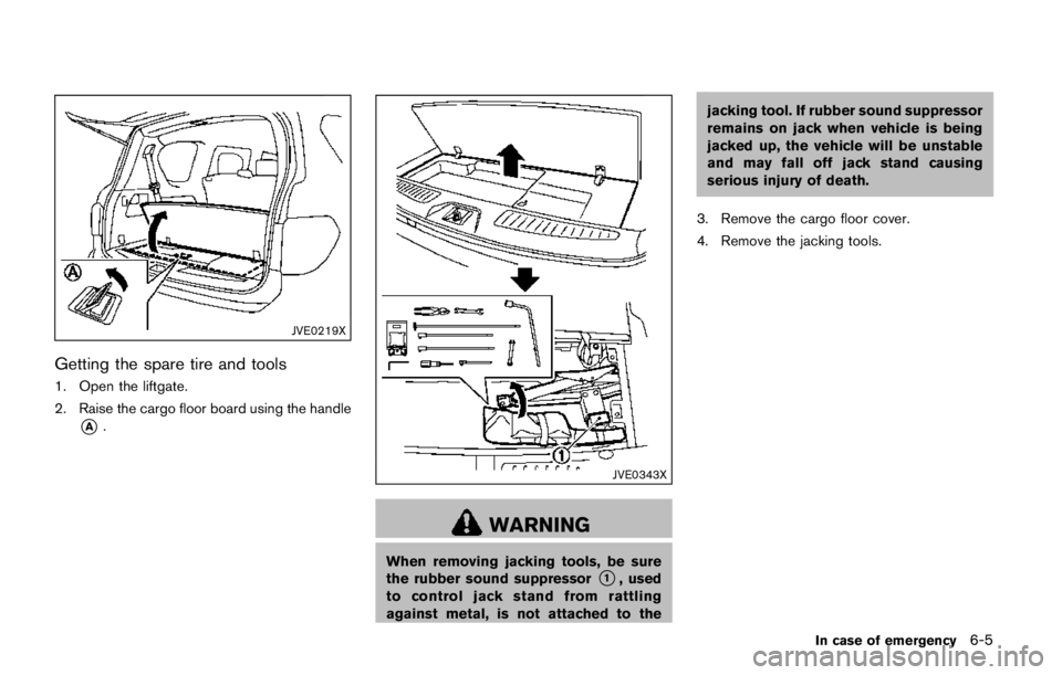 NISSAN ARMADA PLATINUM 2017  Owners Manual FUEL INFORMATION
VK56VD engine
Use unleaded regular gasoline with an octane
rating of at least 87 AKI (Anti-Knock Index)
number (Research octane number 91) . 