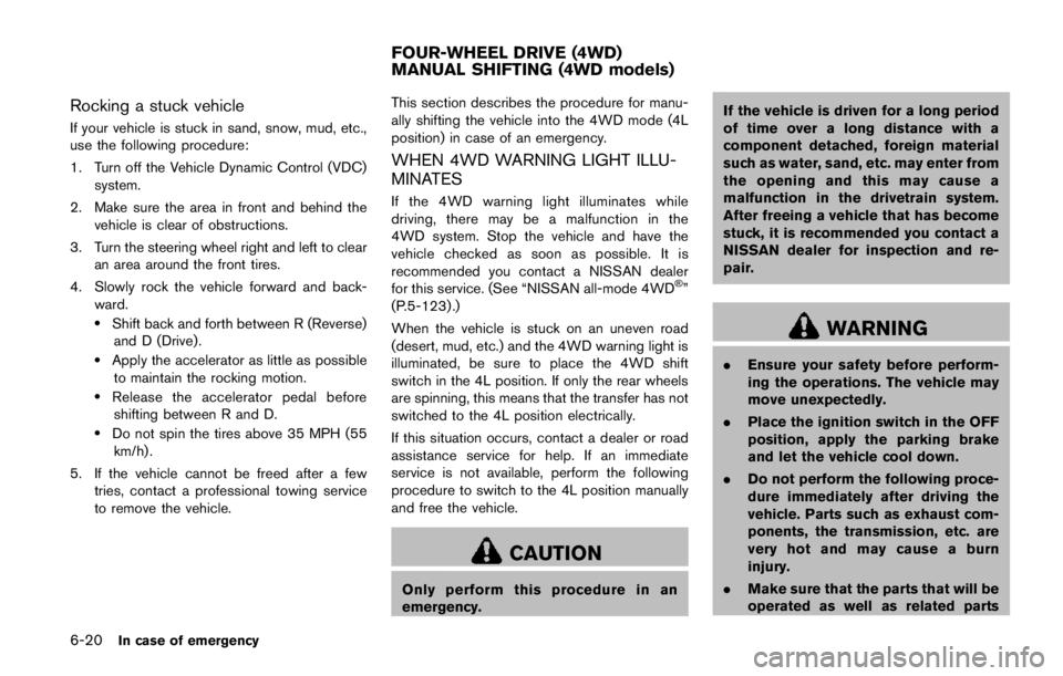 NISSAN ARMADA PLATINUM 2017  Owners Manual 