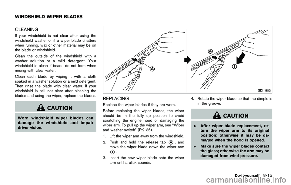 NISSAN JUKE 2018 Owners Manual SCE0950
Two-wheel drive models
TOWING RECOMMENDED BY NISSAN
Two-Wheel Drive (2WD) models
NISSAN recommends that your vehicle be
towed with the driving (front) wheels off the
ground or place the vehicl NISSAN JUKE 2018 Owners Manual SCE0950
Two-wheel drive models
TOWING RECOMMENDED BY NISSAN
Two-Wheel Drive (2WD) models
NISSAN recommends that your vehicle be
towed with the driving (front) wheels off the
ground or place the vehicl