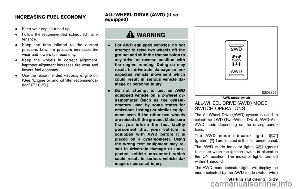 NISSAN JUKE 2021  Owners Manual pressure telltale.
Your vehicle has also been equipped with a
TPMS malfunction indicator to indicate when the
system is not operating properly. The TPMS
malfunction indicator is combined with the low
