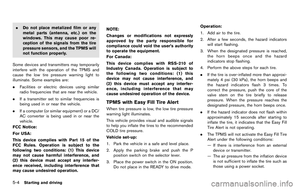 NISSAN LEAF 2012  Owners Manual 