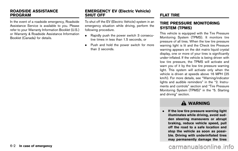 NISSAN LEAF 2012  Owners Manual 