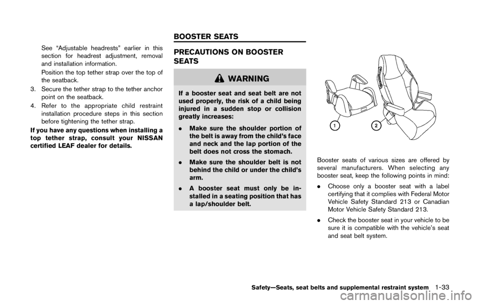 NISSAN LEAF 2011  Owners Manual 