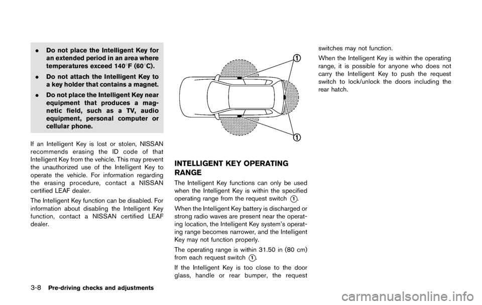 NISSAN LEAF 2011 Owners Manual For your safety, read carefully and keep in this vehicle.OWNERS MANUAL
REVISED
2011 LEAF
2011 NISSAN LEAF ZE0-D
ZE0-D
K100PANTONE
297CPANTONE 299CPANTONE289CPANTONE102C NISSAN LEAF 2011 Owners Manual For your safety, read carefully and keep in this vehicle.OWNERS MANUAL
REVISED
2011 LEAF
2011 NISSAN LEAF ZE0-D
ZE0-D
K100PANTONE
297CPANTONE 299CPANTONE289CPANTONE102C