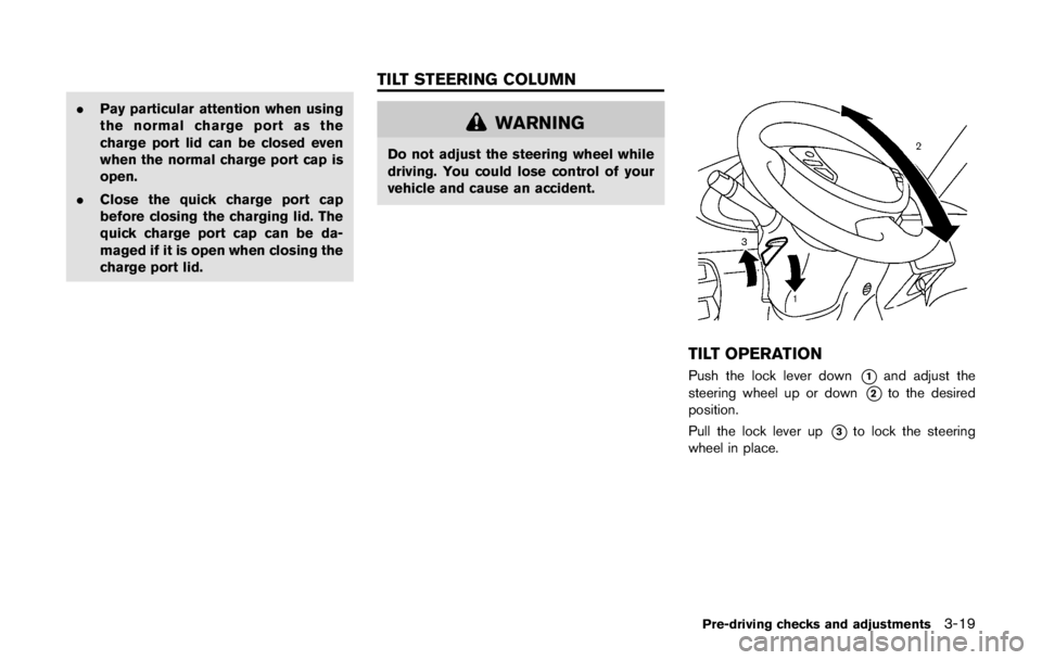 NISSAN LEAF 2011  Owners Manual EV OverviewEV
ChargingCH
9
Index10 