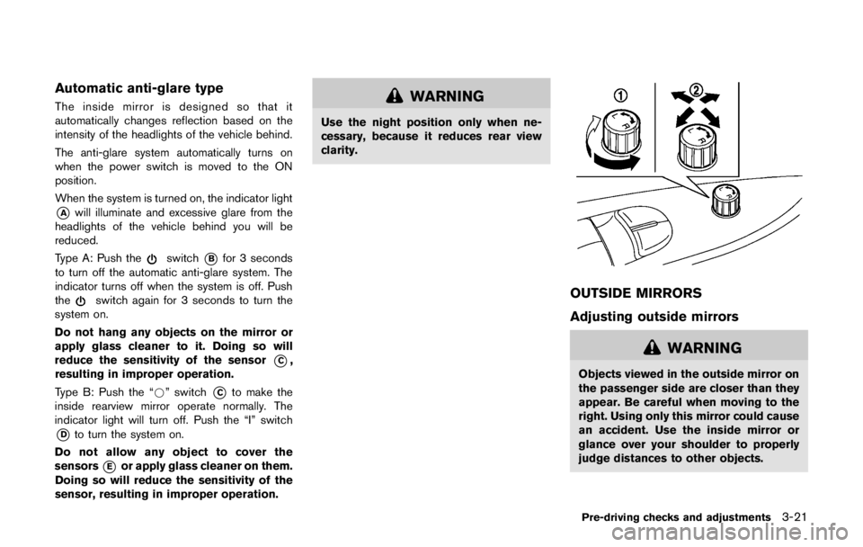NISSAN LEAF 2011  Owners Manual 0 Illustrated table of contents
Seats, seat belts and Supplemental Restraint
System (SRS) ........................................................................... 0-2
Exterior front ...............