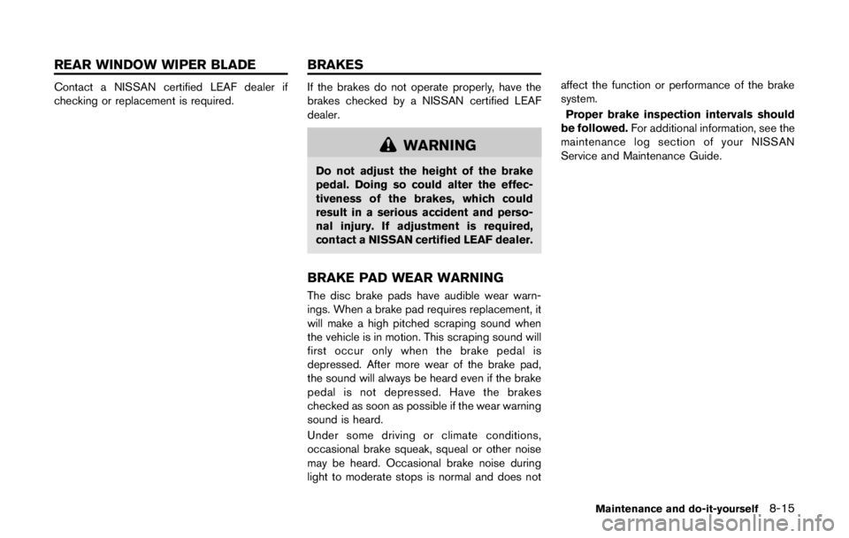 NISSAN LEAF 2011 Owners Manual NISSAN LEAF 2011 Owners Manual