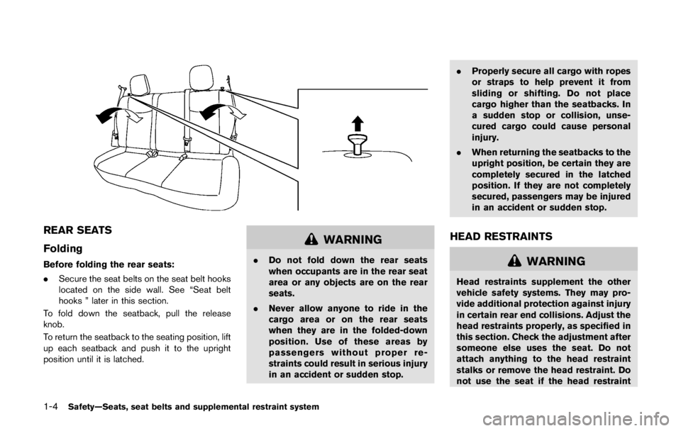 NISSAN LEAF 2011  Owners Manual Parking brake mechanically release ....................... 6-16
PowerElectric power steering system ........................ 5-21
Power door lock...................................................... 