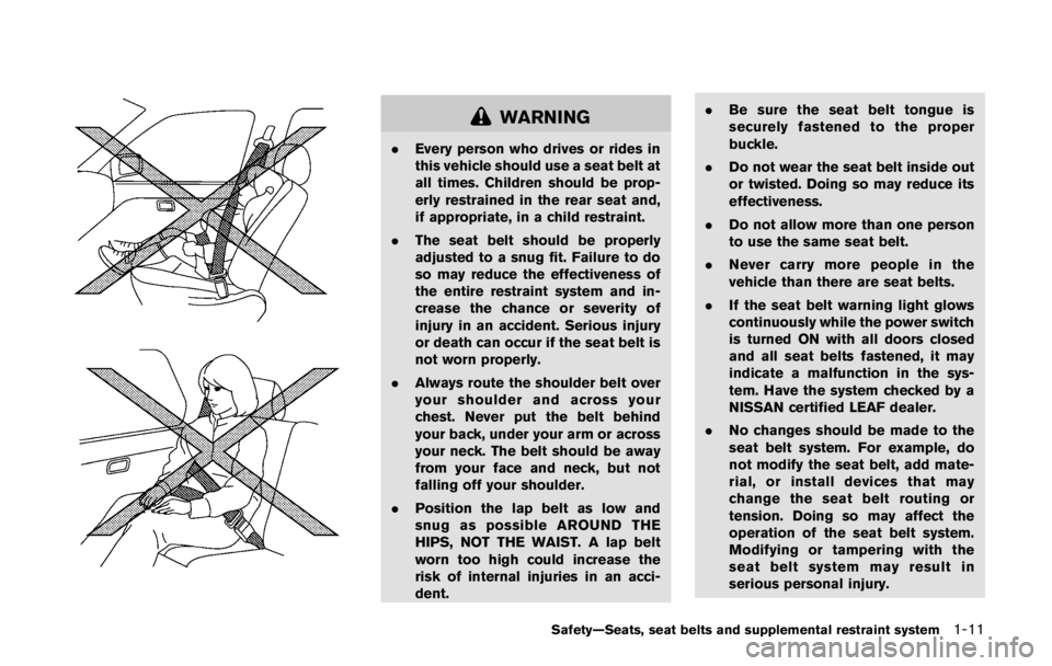 NISSAN LEAF 2011  Owners Manual For your safety, read carefully and keep in this vehicle.OWNERS  MANUAL
REVISED
2011 LEAF
2011  NISSAN  LEAF ZE0-D
ZE0-D
K100PANTONE
297CPANTONE 299CPANTONE289CPANTONE102C 