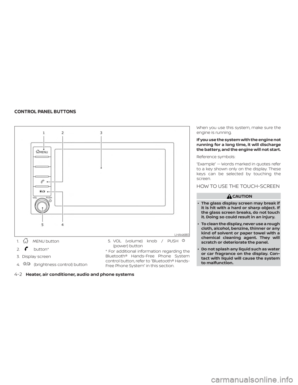 NISSAN MICRA 2020  Owners Manual 1. 