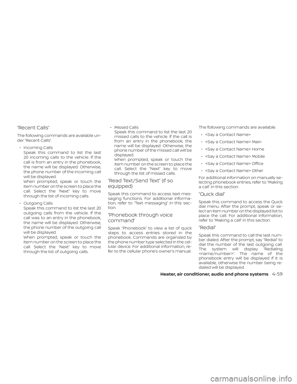 NISSAN MICRA 2020  Owners Manual 