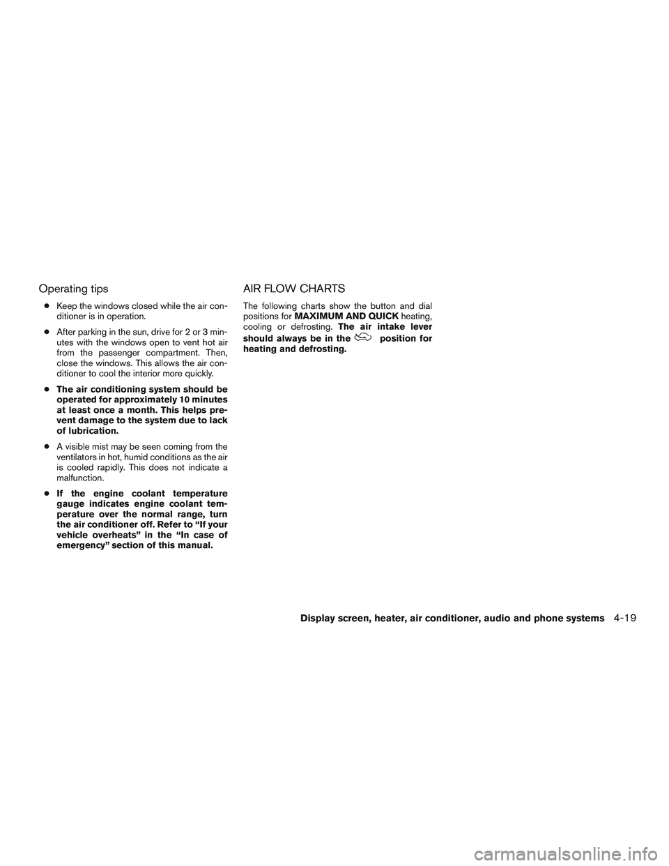NISSAN MICRA 2014  Owners Manual 