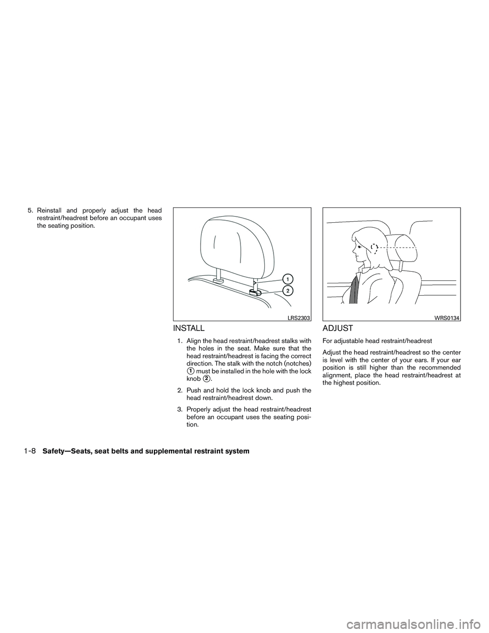 NISSAN MICRA 2012 Owners Manual 