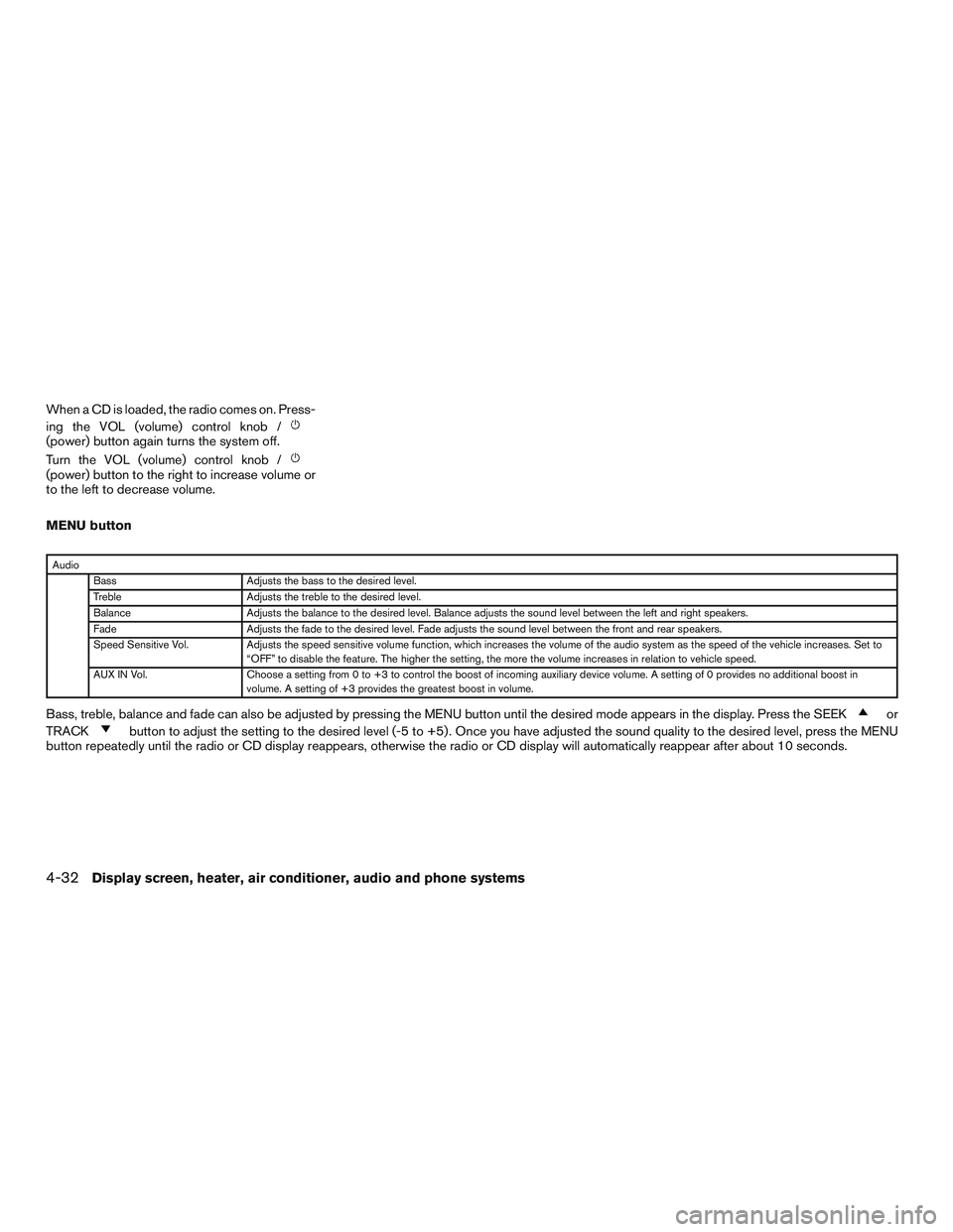 NISSAN MICRA 2011  Owners Manual 
