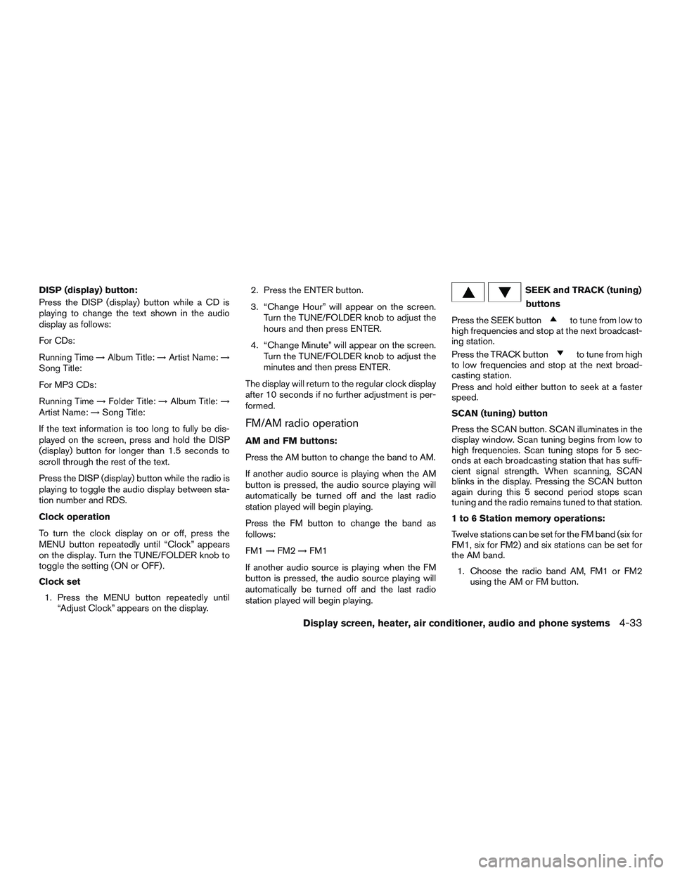 NISSAN MICRA 2011  Owners Manual 