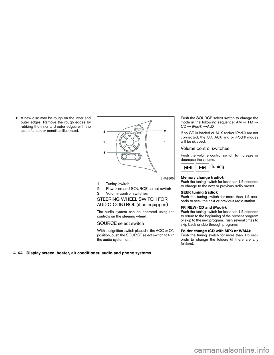 NISSAN MICRA 2011  Owners Manual 