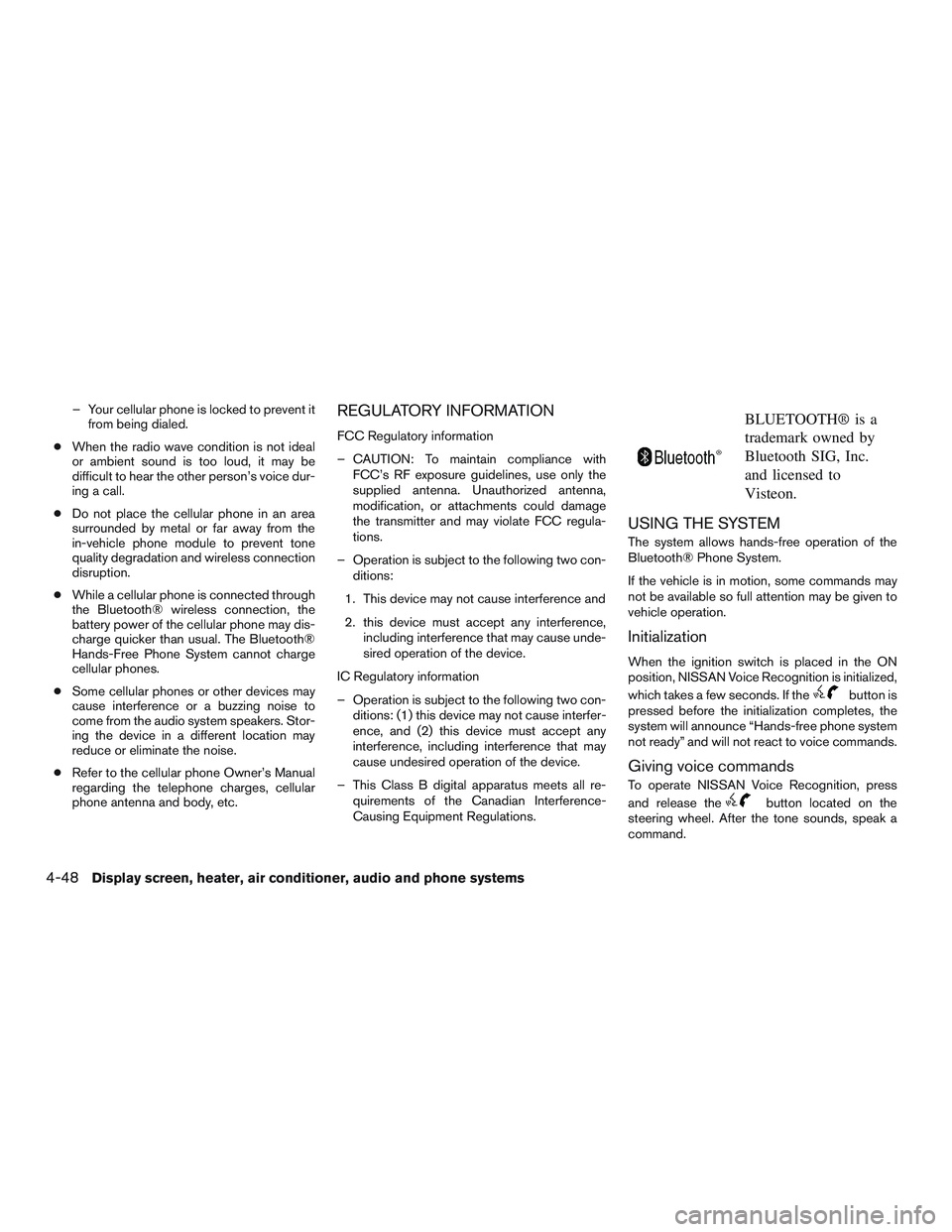 NISSAN MICRA 2011  Owners Manual 