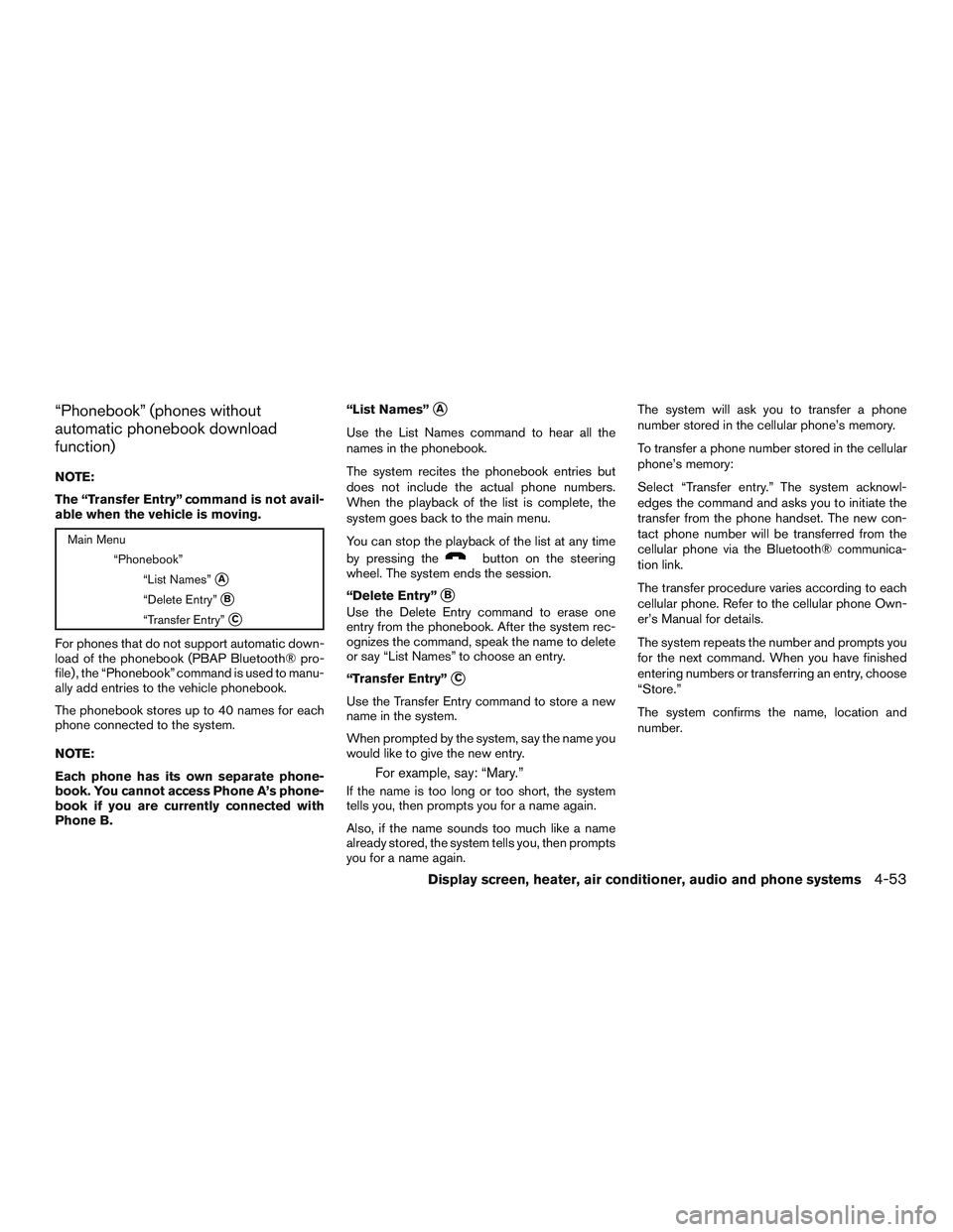 NISSAN MICRA 2011  Owners Manual 