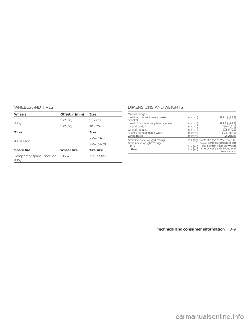 NISSAN MURANO PLATINUM 2018  Owners Manual 