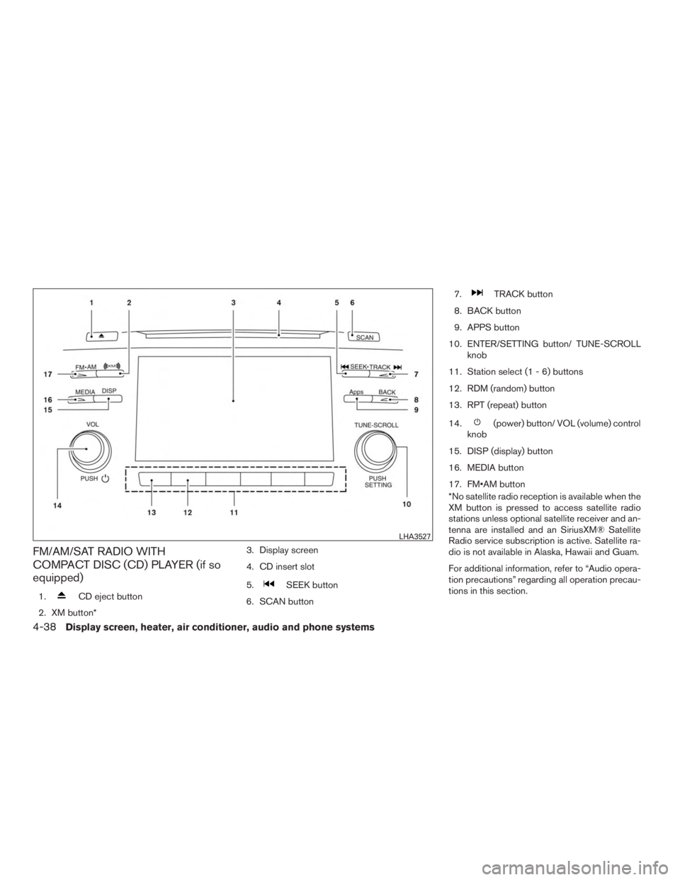 NISSAN MURANO PLATINUM 2015  Owners Manual 
