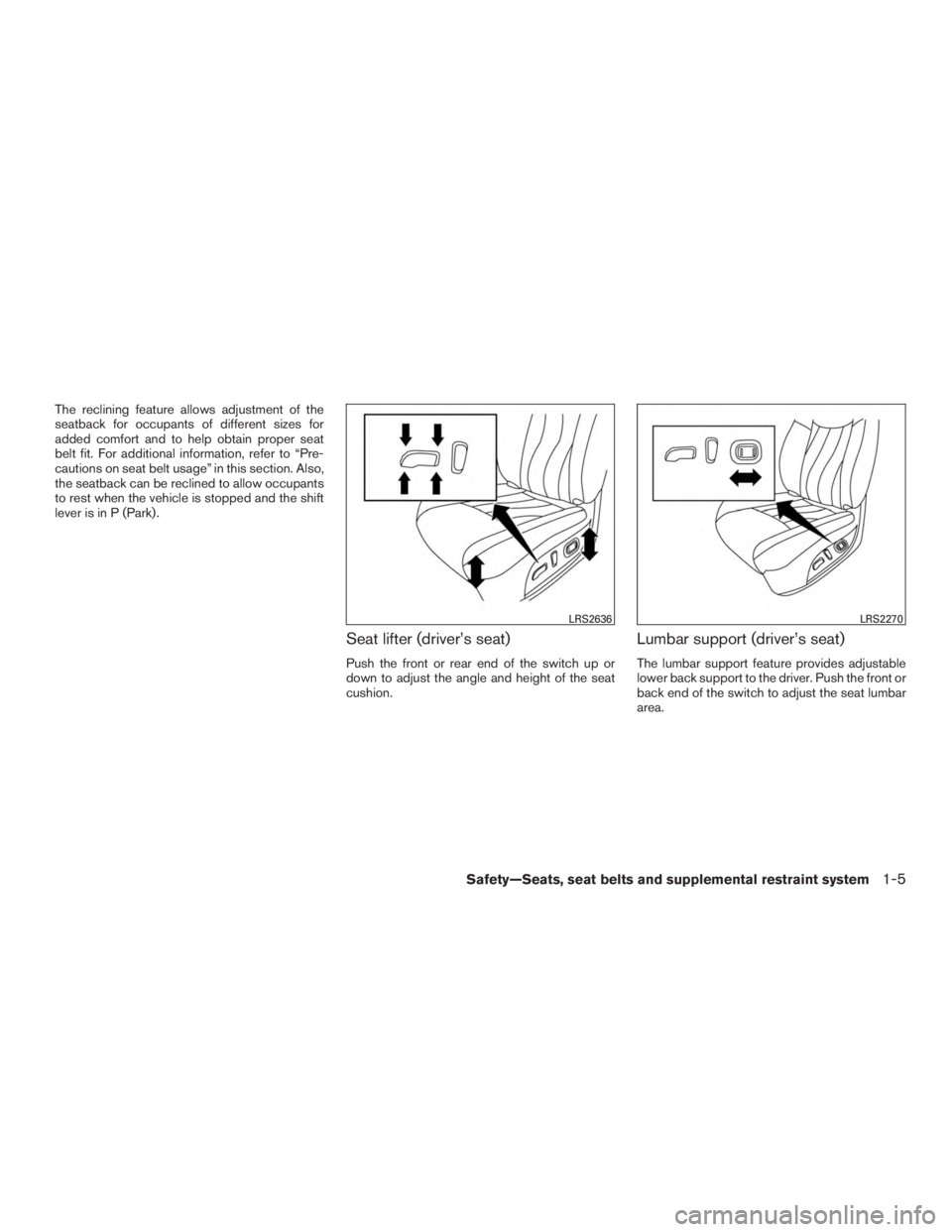 NISSAN MURANO PLATINUM 2015 Owners Manual 