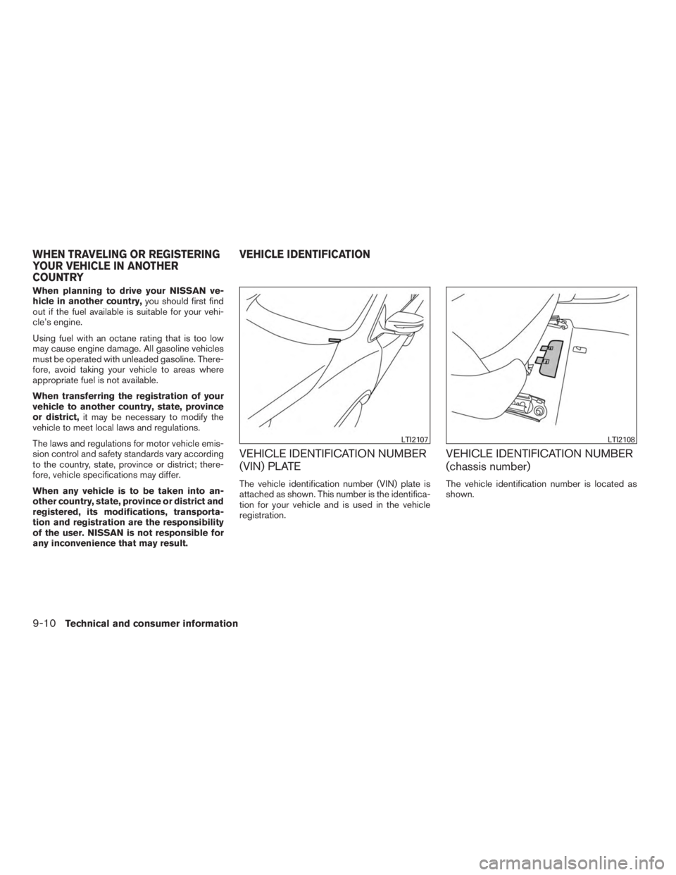 NISSAN MURANO PLATINUM 2015  Owners Manual 