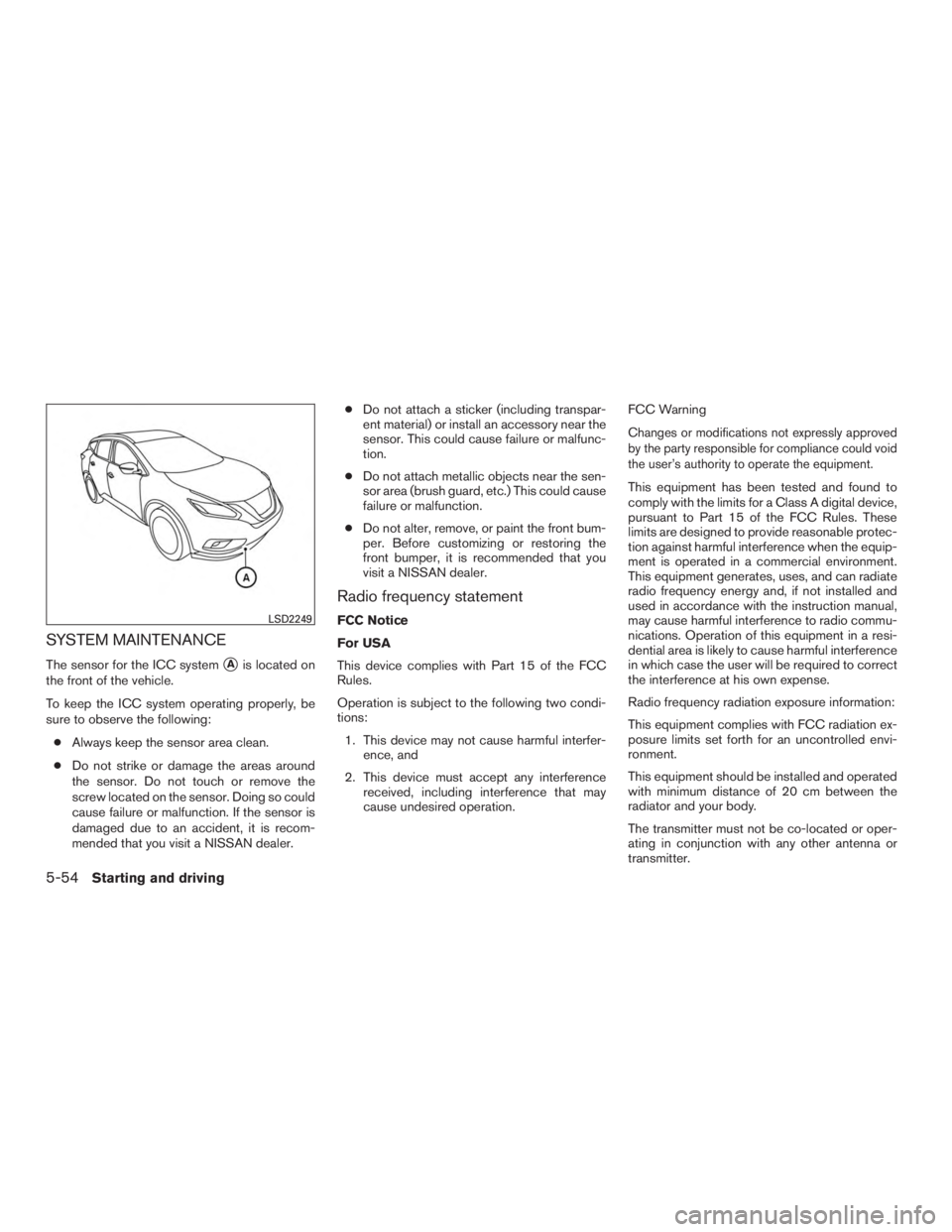 NISSAN MURANO PLATINUM 2017  Owners Manual 