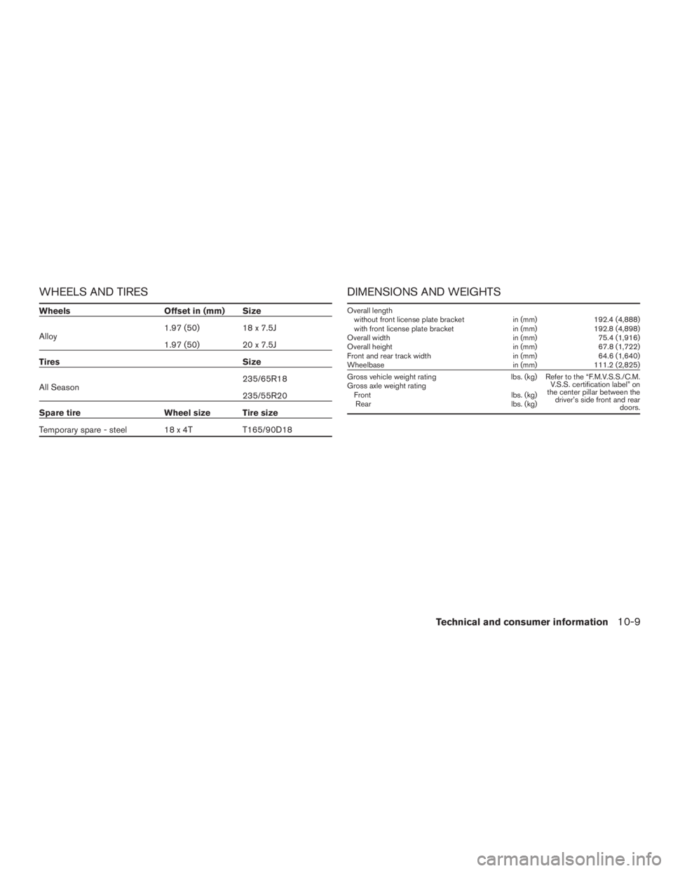 NISSAN MURANO PLATINUM 2017  Owners Manual 
