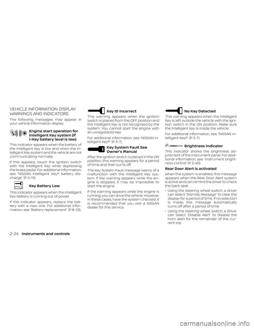 NISSAN MURANO 2022  Owners Manual 