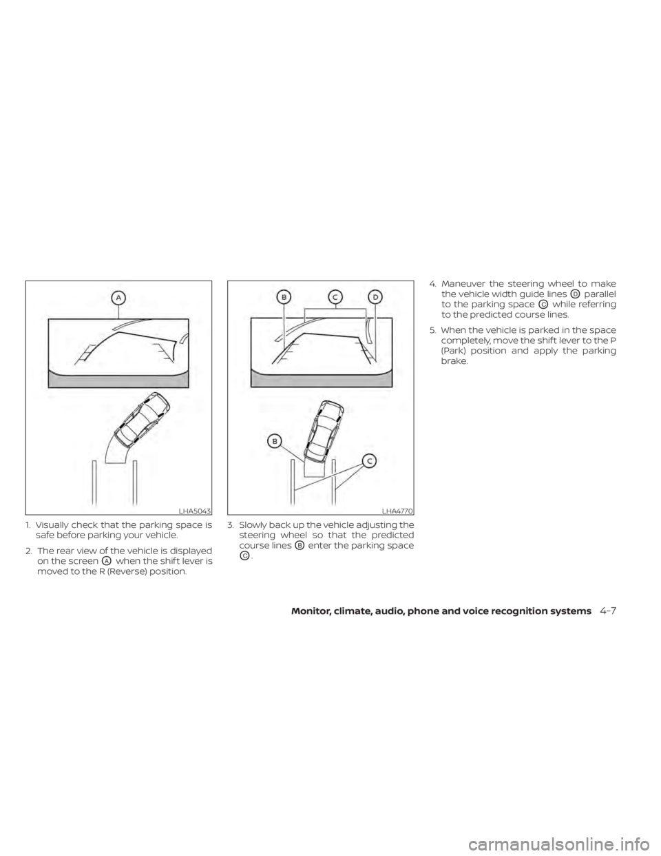 NISSAN MURANO 2022  Owners Manual LHA5043LHA4770 