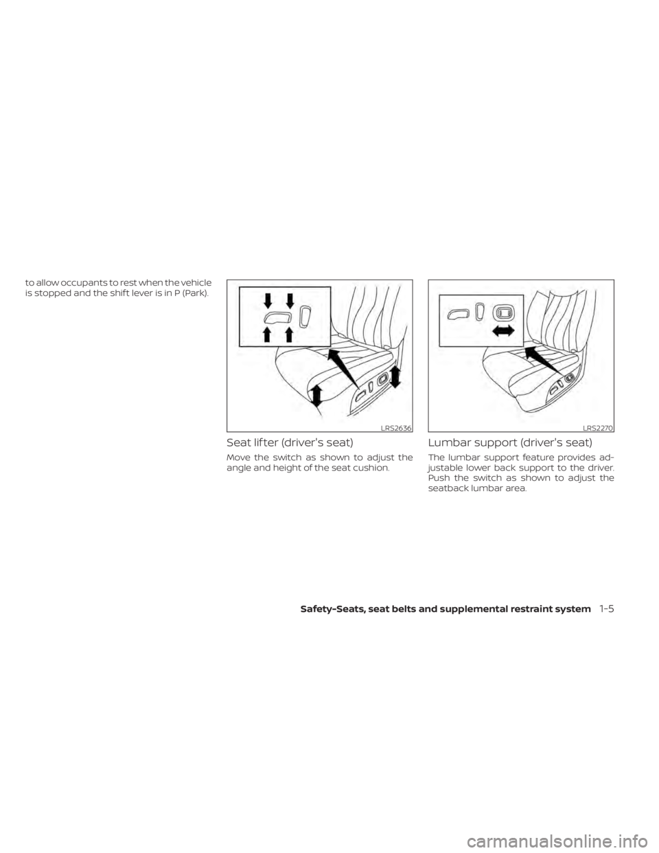 NISSAN MURANO 2022 Owners Manual LRS2636LRS2270 